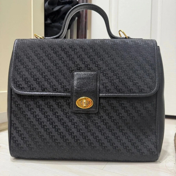RARE VINTAGE AUTHENTIC Gucci Monogrammed Handbag - Picture 1 of 5